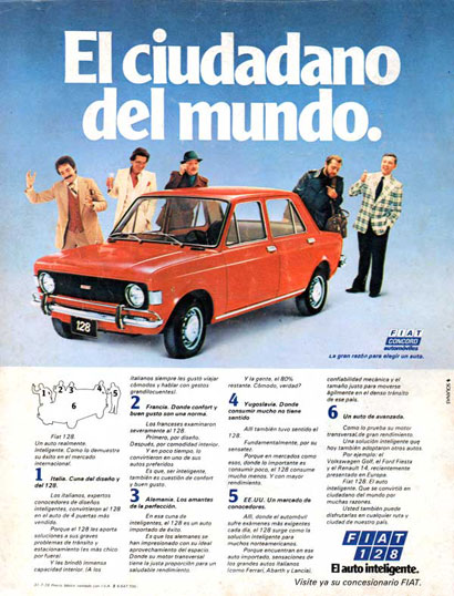 Raid de consumo con Fiat 128
