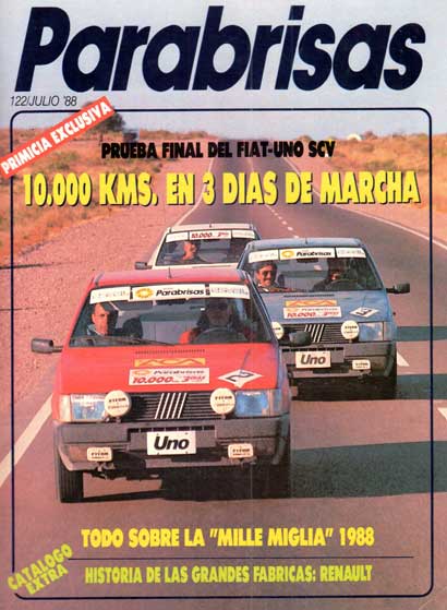 10.000 Km en 3 d&iacute;as netos con Fiat Uno SCV 1500