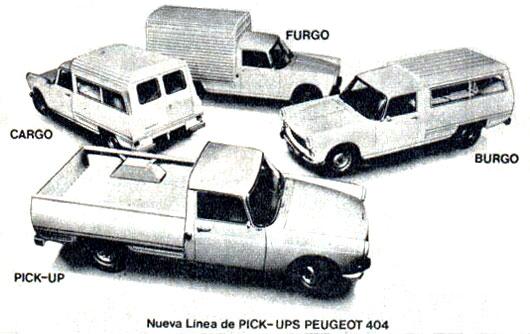 Pick Up Peugeot 404