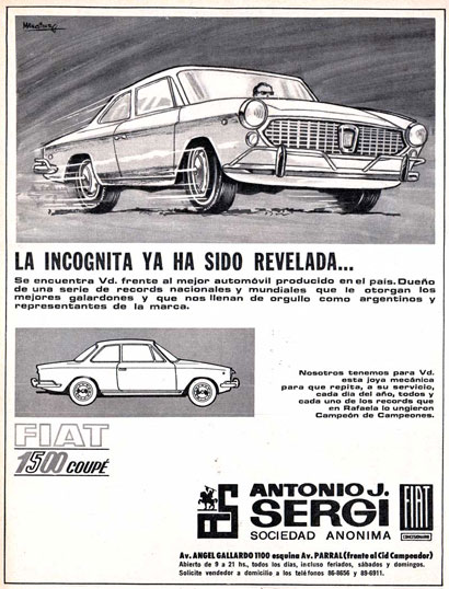 Fiat 1500 Cup&eacute;