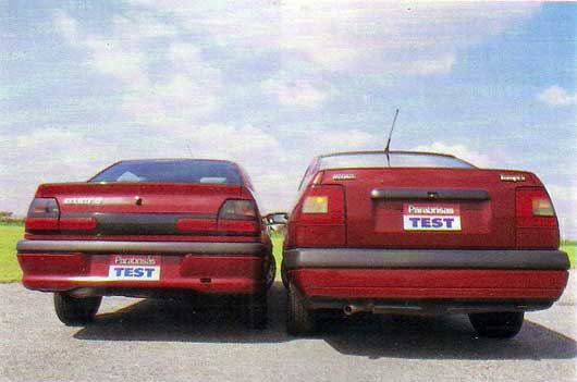 Fiat Tempra 2.0ie vs Renault 19 RN 1.6