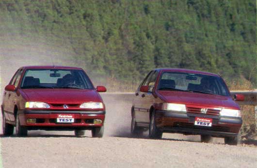 Fiat Tempra 2.0ie vs Renault 19 RN 1.6